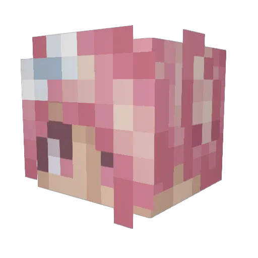 krunzy4 Minecraft avatar head, 3D render