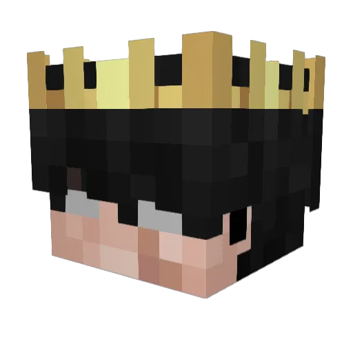 krustz Minecraft avatar head, 3D render