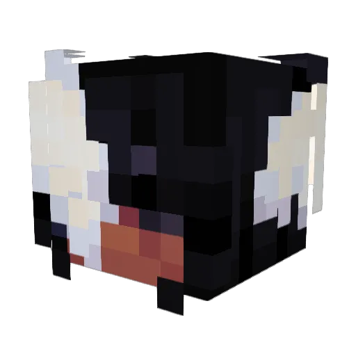 krxsm Minecraft avatar head, 3D render