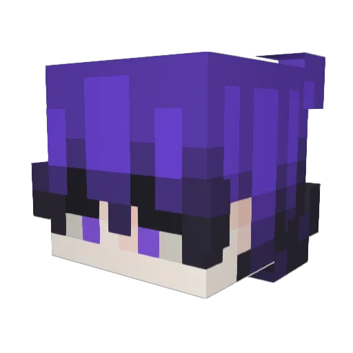 krxxy Minecraft avatar head, 3D render