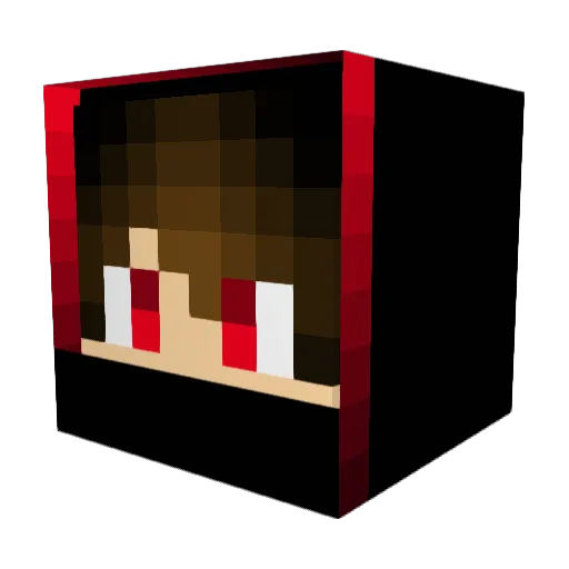 kry0wtf Minecraft avatar head, 3D render