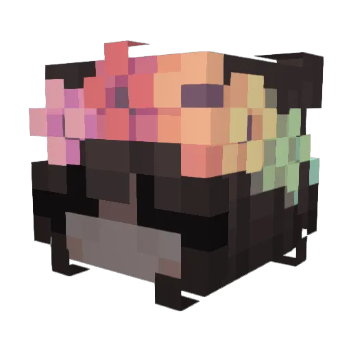 krycey Minecraft avatar head, 3D render