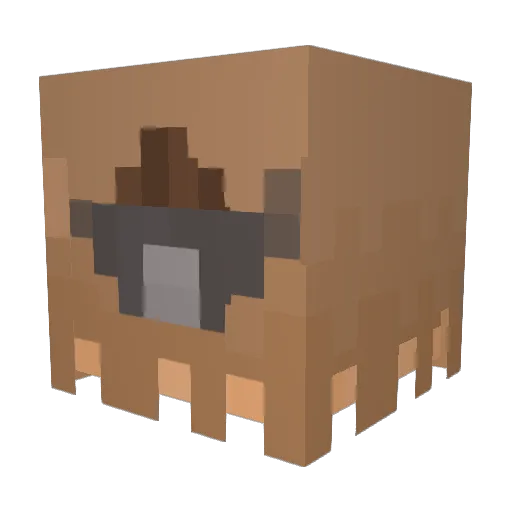 kryiioMC Minecraft avatar head, 3D render