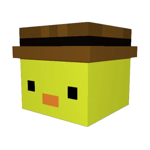 kryniel1 Minecraft avatar head, 3D render
