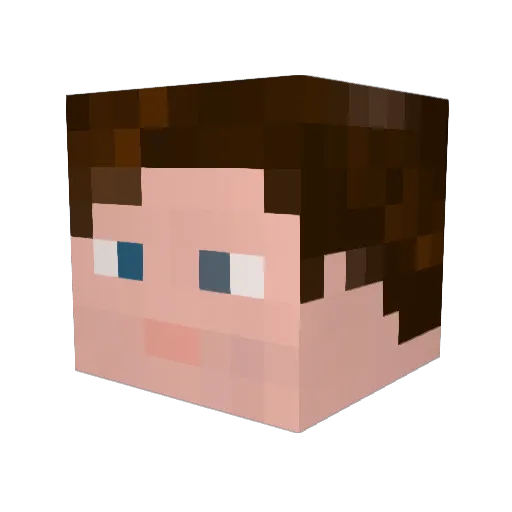 krypticka13 Minecraft avatar head, 3D render