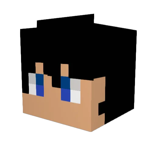 krypts007 Minecraft avatar head, 3D render