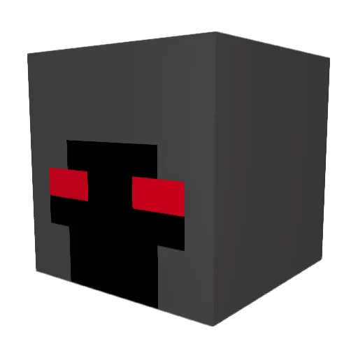 kryvon_ Minecraft avatar head, 3D render