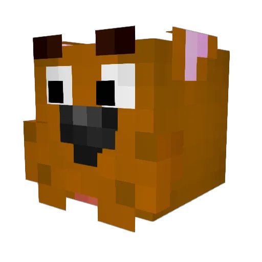 krzakero01 Minecraft avatar head, 3D render