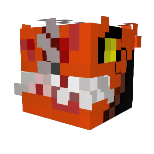 krzychulec_xd Minecraft avatar head, 3D render
