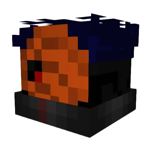 ksajlo Minecraft avatar head, 3D render