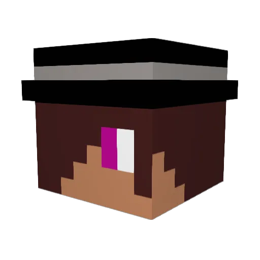 ksanders0324 Minecraft avatar head, 3D render