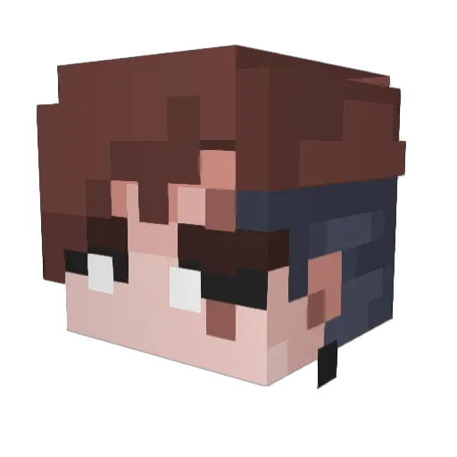 ksaygamabunga223 Minecraft avatar head, 3D render