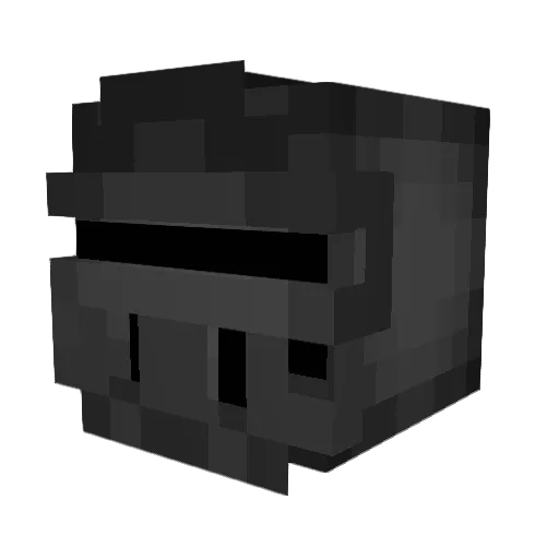kschlatt Minecraft avatar head, 3D render