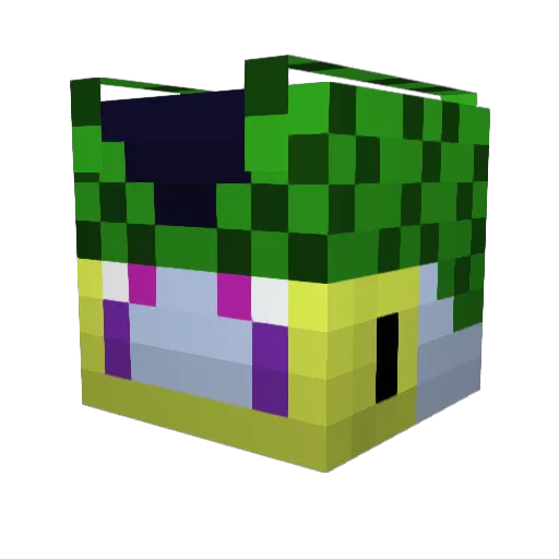 kse11708 Minecraft avatar head, 3D render