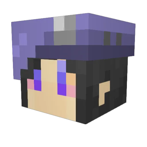 ksgkeepitup Minecraft avatar head, 3D render