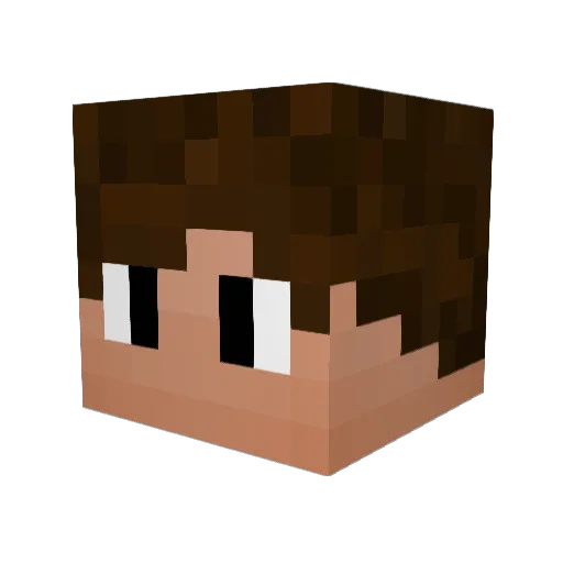 ksimonmc Minecraft avatar head, 3D render