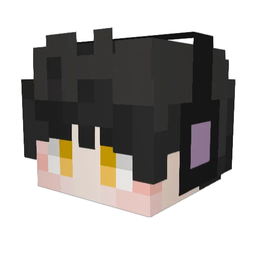 ksj1924 Minecraft avatar head, 3D render