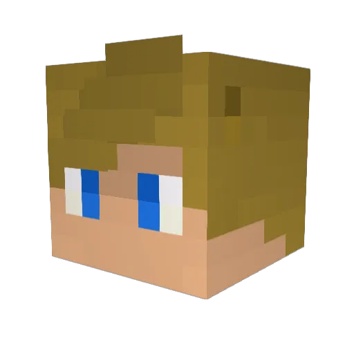 ksk_knight Minecraft avatar head, 3D render