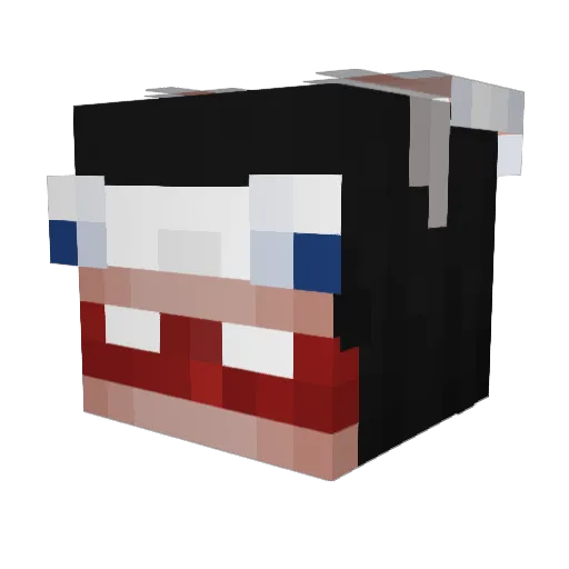 kslol Minecraft avatar head, 3D render