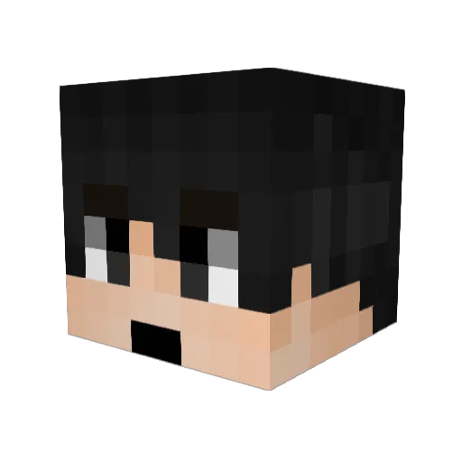 ksmartb0i Minecraft avatar head, 3D render