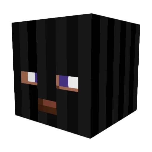 ksnvna Minecraft avatar head, 3D render