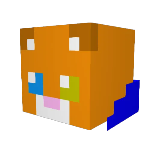 kso0 Minecraft avatar head, 3D render