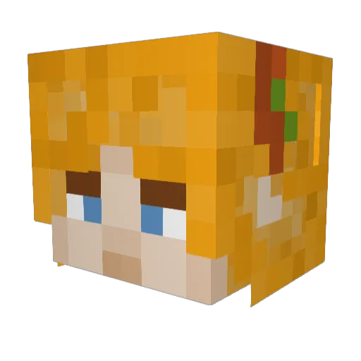 kspider04 Minecraft avatar head, 3D render