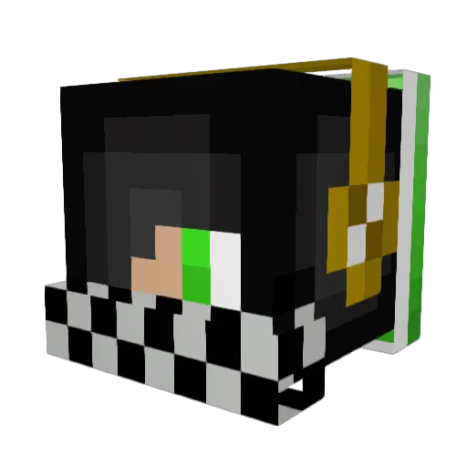 kster04 Minecraft avatar head, 3D render