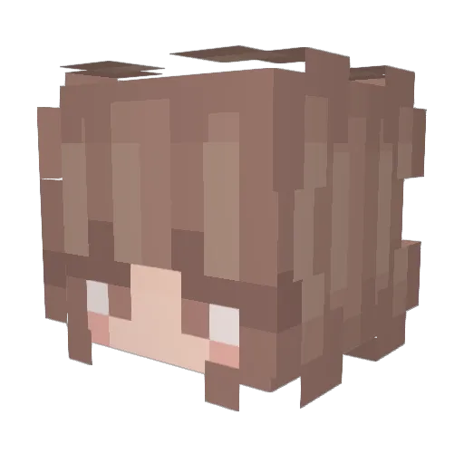 kstyle Minecraft avatar head, 3D render