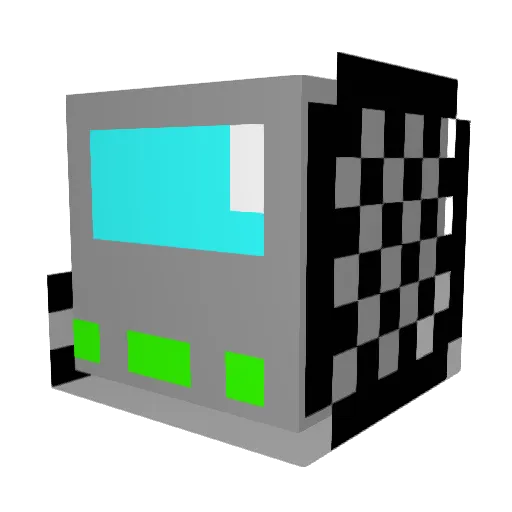 ksuke3 Minecraft avatar head, 3D render