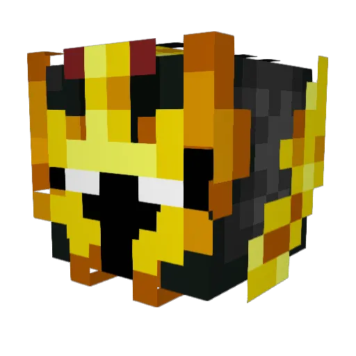 ksul_ Minecraft avatar head, 3D render