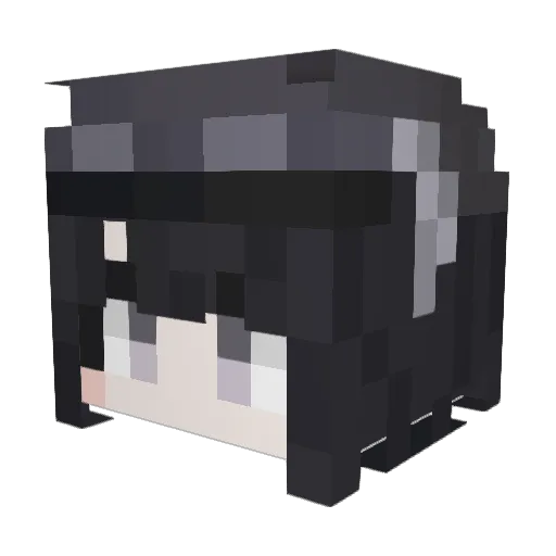 kswdg Minecraft avatar head, 3D render