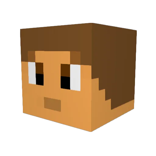 ksweds2000 Minecraft avatar head, 3D render