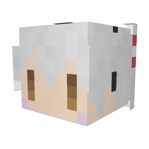 kt9989 Minecraft avatar head, 3D render