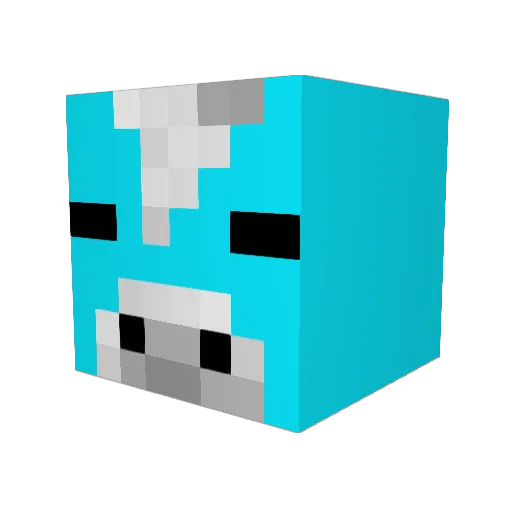 ktali Minecraft avatar head, 3D render
