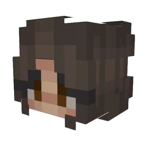 ktb0314 Minecraft avatar head, 3D render