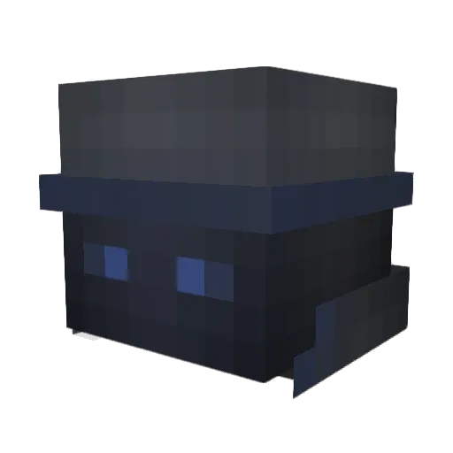ktb_rza Minecraft avatar head, 3D render