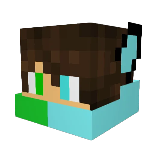 ktblanch03 Minecraft avatar head, 3D render