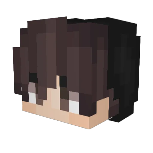 ktboba Minecraft avatar head, 3D render
