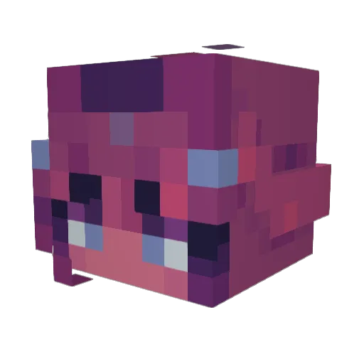 ktdpdz12_ Minecraft avatar head, 3D render