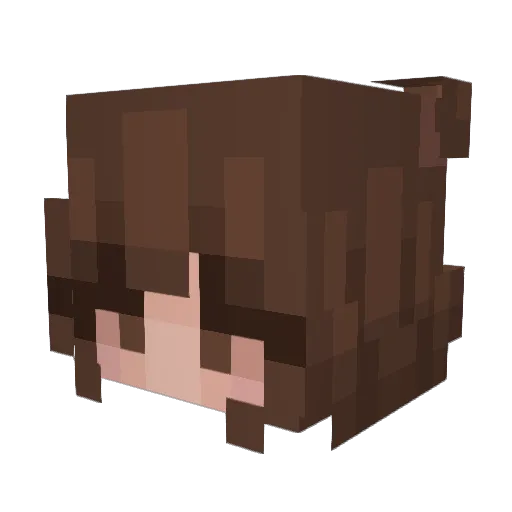 ktherine Minecraft avatar head, 3D render