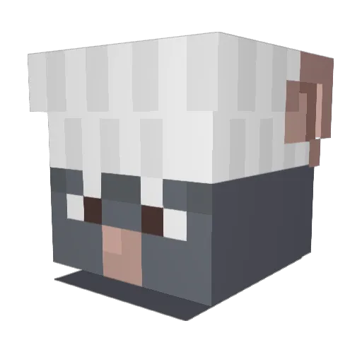kthetics Minecraft avatar head, 3D render