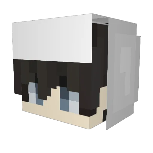 ktindsa Minecraft avatar head, 3D render