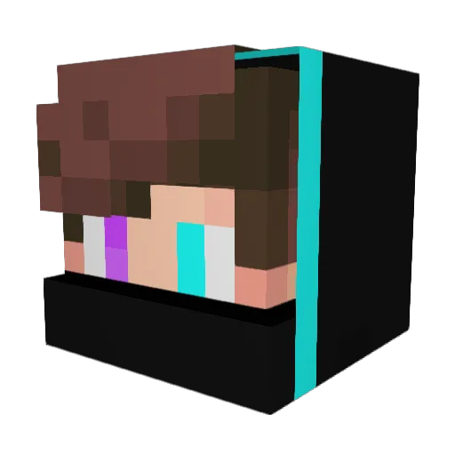 ktkellis Minecraft avatar head, 3D render
