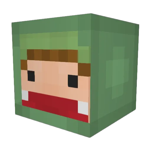 ktm0829 Minecraft avatar head, 3D render