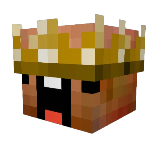 ktm666 Minecraft avatar head, 3D render