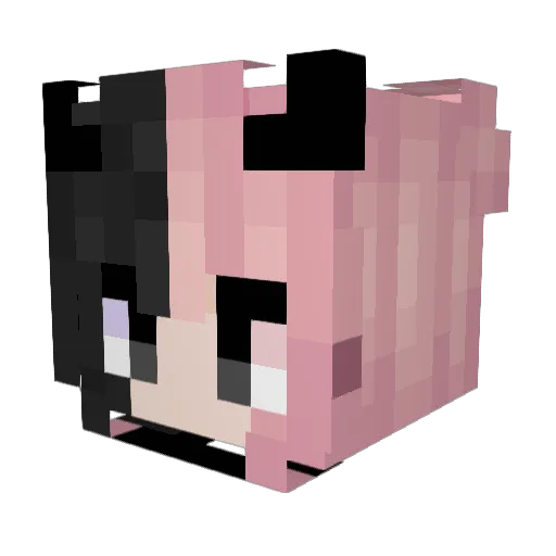 ktnugg Minecraft avatar head, 3D render