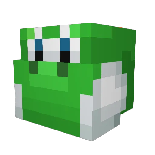 ktobios Minecraft avatar head, 3D render