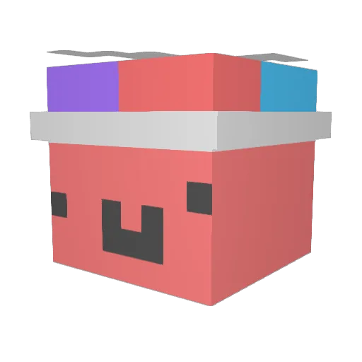 ktospytal Minecraft avatar head, 3D render