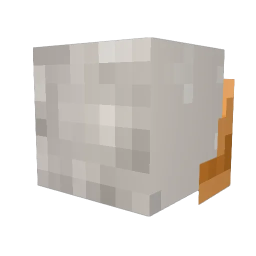 ktrby Minecraft avatar head, 3D render